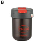 Mini Bouteille d'Eau avec Paille Anti-Chute pour Enfant Fille, 300ml, Mignon, Portable, pour dehors en Plein Air, Lait, Café, Frite, Thé