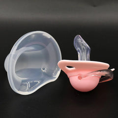 Baby pacifier with lid, 2 pieces/pack, for daily and nighttime use