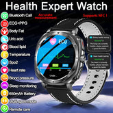 Montre connectée pour hommes, nouveau niveau Expert, santé, ECG + PPG, moniteur Laser, acide urique, graisse sanguine, pression artérielle, NFC, appel HD, 2025