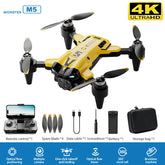 Professional M5 8K drone with three wide-angle cameras, obstacle avoidance, 5G GPS, optical flow positioning, brushless RC quadcopter