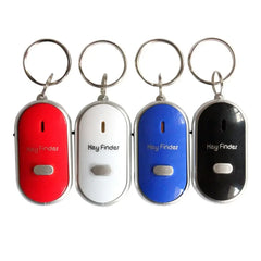 Smart anti-loss key finder, LED whistle, flashing alarm with key fob