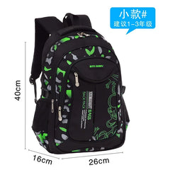 SR-Waterproof Primary School Backpack for Boys, Book Bag, Orth4WD