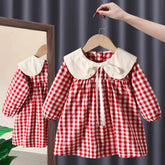 Printemps automne enfant en bas âge enfants filles vêtements bébé arc à manches longues robes costume pour enfants fille vêtements vêtements chauds tenue décontractée