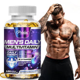 Supplément multivitaminique quotidien pour hommes – Fournit une santé cognitive du cerveau, une énergie et une endurance et une masse musculaire