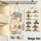 Hair accessories, hanging storage organizer, wall decoration, hair knot storage, hair clips, hair rope, glasses, organization storage