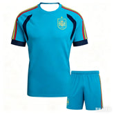 Nouveau modèle 2026 – Ensemble maillot d'entraînement de l'équipe nationale espagnole à séchage rapide – T-shirt respirant et tendance pour homme – Collection été familiale
