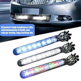 Wind 62Car-Feux de jour à LED, éclairage auxiliaire automatique créatif, ventilateur rotatif, lampe automobile, lumières de sauna