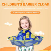 Tablier de coiffure pliable pour enfants, Cape de coupe de cheveux colorée pour Salon de coiffure, parapluie en tissu, accessoire de Salon de coiffure