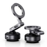 Support de téléphone magnétique pour voiture 360 ° Aspiration sous vide électrique pliante rotative pour support de Streaming de cuisine de gymnase de Navigation de voiture