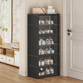 Étagère à chaussures-armoire de rangement à chaussures organisateur de chaussures Vertical pour placard entrée coin chambre-épilable bricolage étagère à chaussures étroite
