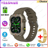 Outdoor Sports Smart Watch with LED Light for Men and Women, Fitness Tracker, ECG + PGG Smartwatch