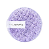 Microfiber cotton makeup remover pad, cosmetics, washable makeup towel, cleansing sponge, skincare tool, washcloth, 1/4 piece