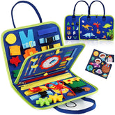 Planche de développement d'activités sensorielles, jouets Montessori, planche d'apprentissage pour les motricité, planche d'apprentissage pour les tout-petits