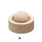 Wooden car essential oil diffuser, round wooden aromatherapy essential oil set for home, office, bedroom, car