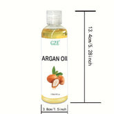 GZE Organic Moroccan Argan Oil Pure, cold-pressed, virgin, premium quality moisturizer for dry, damaged skin, hair, face, body, scalp