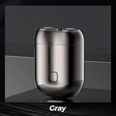 2025 New Mini Electric Shaver Dual Head Improved Magnetic Suction Men's USB Rechargeable Portable Waterproof Razor