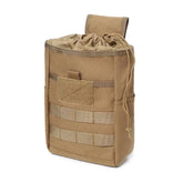 Molle foldable dump pouch, recycling waist bag, hunting utility bags for outdoor sports, EDC tool accessory, foldable retrieval bag
