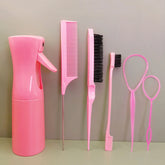 Coiffure enfant en bas âge boucle Topsy Rat queue de poney outils tresse bord brosse ensemble peigne pulvérisateur bouteille accessoires de coiffure enfants filles
