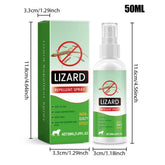 Indoor rodent repellent, 50ml, lizard repellent, lavender oil, gecko spray, powerful, reptile deterrent, pet-safe repellent