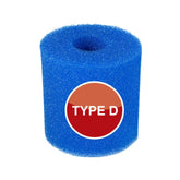 Reusable Bio-foam Pool Filter Sponge, Long-Lasting, Easy to Clean, Universal for Type I/II/VI/D Pools, 1 Piece