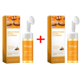 Turmeric Cleanser: Anti-acne, oil control, blackhead remover, skin cleansing, brightening, rejuvenating, facial wash foam