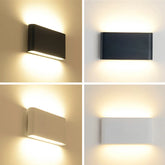 6W 12W mur LED lampe extérieure étanche éclairage de jardin en aluminium AC86-265V intérieur chambre salon escaliers applique murale