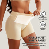 Flarixa – Women's Seamless Shorts, Safety Pants, Double Waist, High Waist, Plus Size, Ice Silk Boxer Shorts, Anti-Friction Skirt