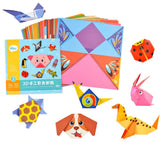 54 Pages Montessori DIY Toys Children's Crafts 3D Toy Cartoon Animal Origami Paper Crafts Art Learning Educational Toys for Children