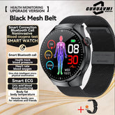 New Health Monitoring Smart Watch Physical Exam Health Watch Blood Pressure ECG + PPG Sport Call Smartwatch for Android iOS