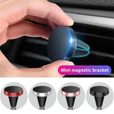 Support de téléphone magnétique universel pour voiture, pour tous les téléphones pour iPhone Xiaomi, Support magnétique pour grille d'aération, Support de téléphone portable GPS