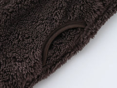 Boys' Solid Color Zip-Up Trench Coat, Children's Winter Coat