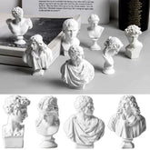 Ornement de bureau l'inventaire pour la décoration intérieure, portraits de gypse, figurine grecque Myenson, sculpture célèbre, statue de buste en plâtre