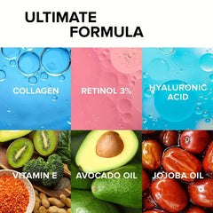 Collagen face cream with retinol and hyaluronic acid