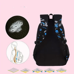 SR-Waterproof Primary School Backpack for Boys, Book Bag, Orth4WD