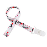 1pc bébé sucette Clips chaîne matériau confortable mignon factice pince titulaire mamelons enfants dessin animé attache-sucette attache-sucette