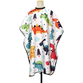 Children's hairdressing cape, cute cartoon design, hairdressing gown, hair salon, children's hairdresser fabric