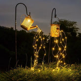 Arrosoir solaire lumière extérieure étanche douche lumière LED fée Art pour passerelle jardin Patio pelouse décor éclairage