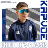 Kapvoe-Lunettes de soleil photochromiques pour enfants, lunettes de vélo de sport, lunettes de vélo d'extérieur pour garçons et filles, lunettes pour adolescents, UV400