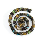 Ethnic-style foldable hair bands, hair ropes, ties, horsetail sauna band, colorful dreadlocks, long ponytail, hairpin, hair accessories