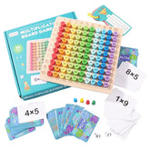 Jouets éducatifs en bois Montessori pour enfants, jouets mathématiques pour bébés, Table de Multiplication 99, outils pédagogiques d'arithmétique, cadeaux pour enfants