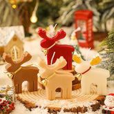 Bougies de noël bougies de cerf parfumées décoration de la maison bougies parfumées joyeux noël donnant un cadeau de Festival pour la maison nouvel an