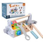 Jouets en bois, ensemble de jeu de Simulation, boîte à outils pour enfants, démontage d'écrou, assemblage de vis, jeux de réparation de Simulation, jouets sensoriels éducatifs
