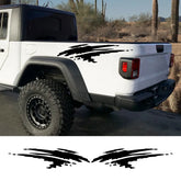 Autocollants latéraux de carrosserie de ramassage pour Jeep Gladiator JT, décalcomanies de décoration de Style éclaboussure, couverture en vinyle de voiture, accessoires de réglage automatique