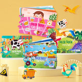 Autocollant livre silencieux Puzzles jeu jouets éducatifs enfants à plusieurs reprises carte occupée pâte correspondant Cognition bébé début Montessori jouet