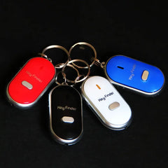 Smart anti-loss key finder, LED whistle, flashing alarm with key fob
