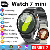 2025 nouvelle montre intelligente 7 Mini femmes GPS mouvement piste NFC AMOLED affichage boussole jeux de fréquence cardiaque Bluetooth appel montre étanche