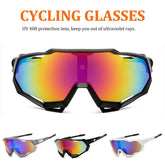 Lunettes de soleil de cyclisme en plein air pour hommes et femmes, lunettes de protection UV400, lunettes de sport coupe-vent, équitation, pêche, course, randonnée