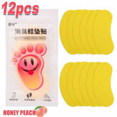 12/120 pieces shoe deodorant stickers, foot odor deodorizer, sneaker deodorizers, fresh fruity scent, insole sterilization sticker