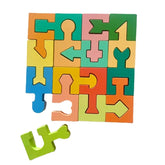 Puzzles en bois pour enfants, blocs de construction assemblés, jouets éducatifs, pensée logique, entraînement spatial, jouets Montessori