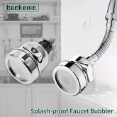 BAOKEMO buse de robinet robinet d'évier de cuisine Booster tête de pulvérisation 3 Modes de sortie d'eau Rotation à 360 degrés